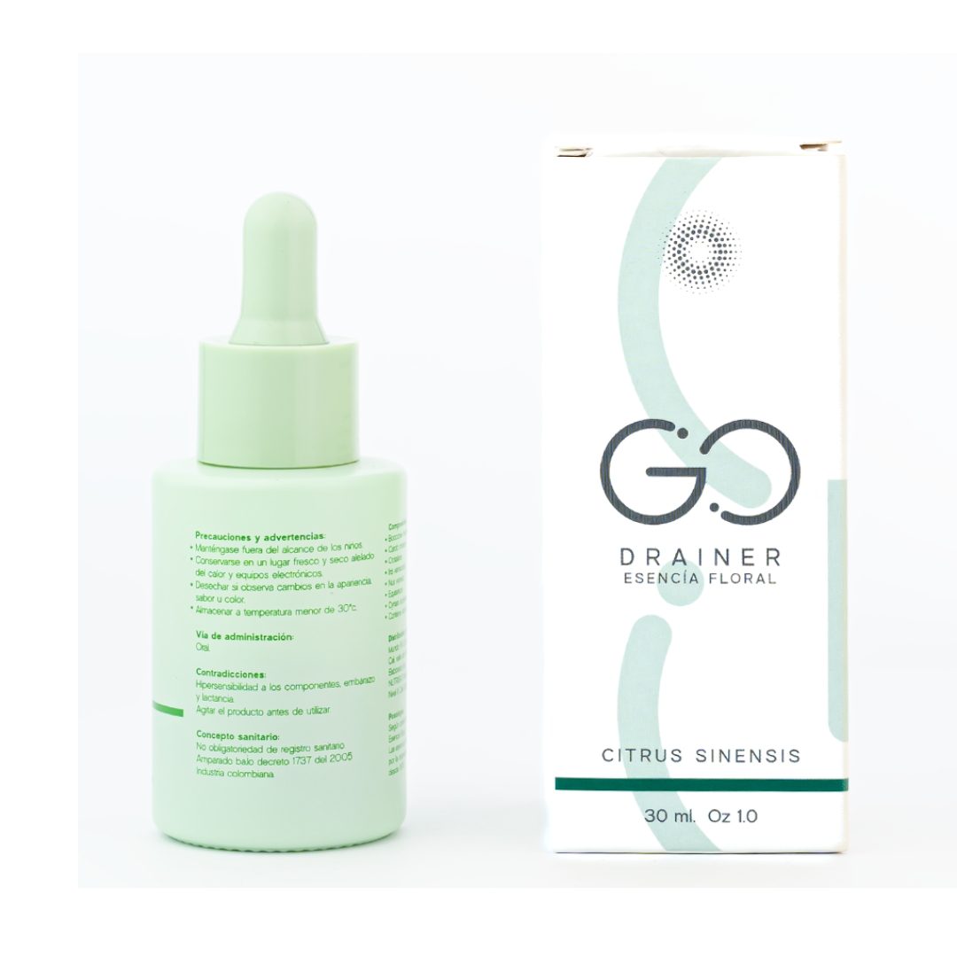 Go Drainer drenador esencial floral 30ml sabor natural