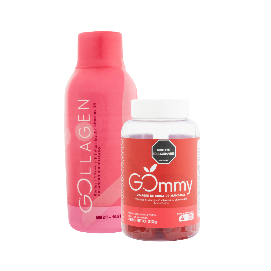 Combo Colágeno Hidrolizado + Gomitas Multivitaminas: Piel Radiante, Energía y Bienestar