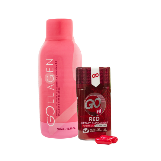 Combo Colágeno Hidrolizado + Go Fit Red: Piel Firme, Energía y Quema de Grasa